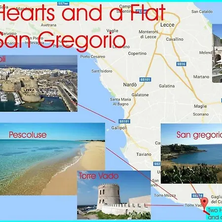 Two Hearts And A Flat San Gregorio Apartament *