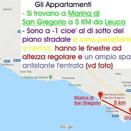 Apartment Two Hearts And A Flat San Gregorio *